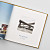 Livre photo couverture tissu ouvert Livre photo couverture tissu ouvert