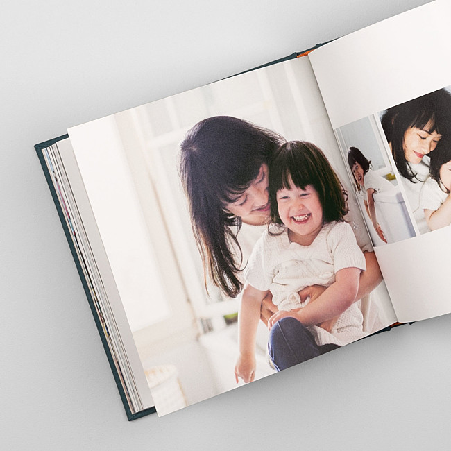 Livre photo tissu ouvert Livre photo tissu ouvert