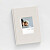Carnet tissu beige avec photo Carnet tissu beige avec photo
