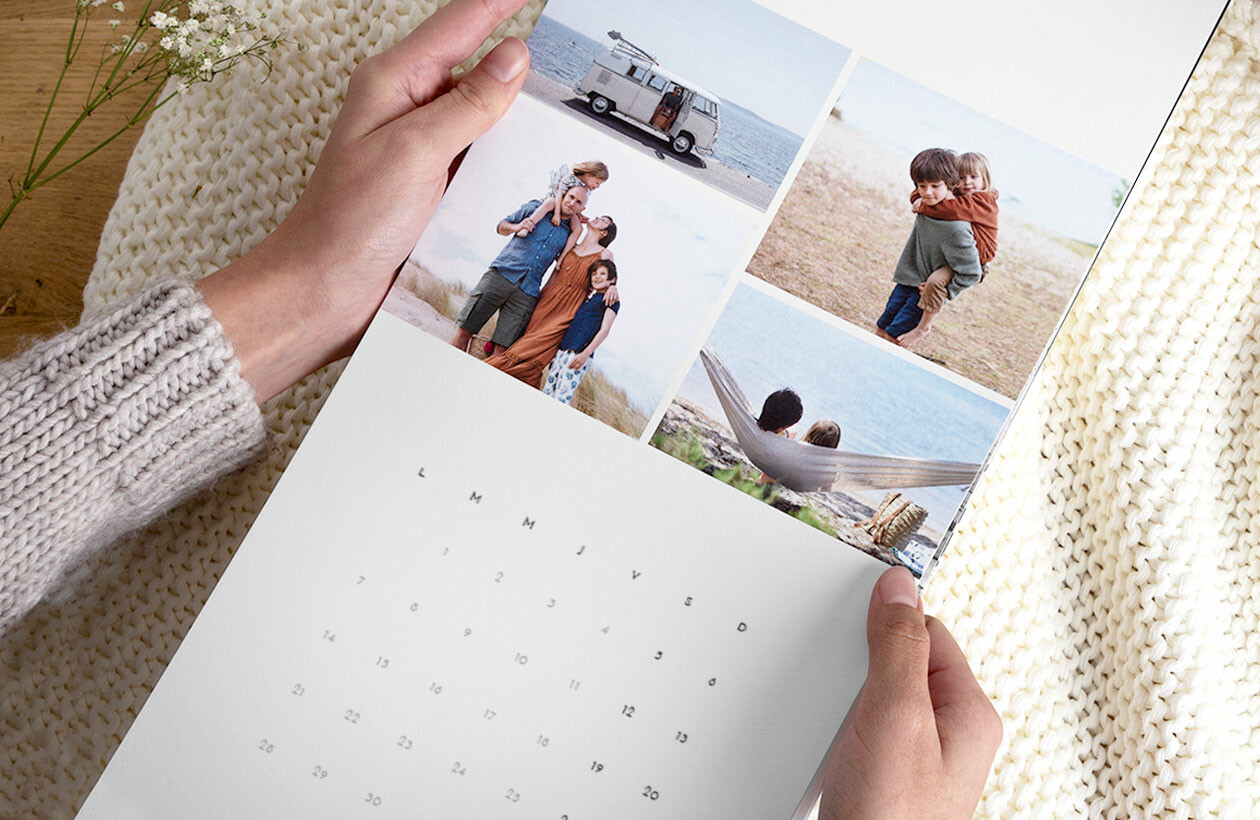Calendrier photo mural Calendrier photo mural