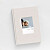 Carnet tissu beige avec photo Carnet tissu beige avec photo