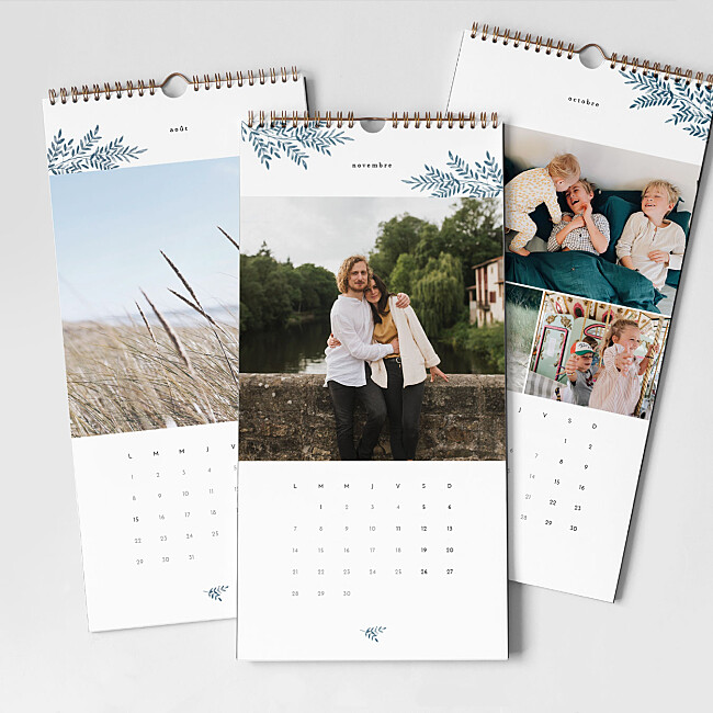 Intérieur calendrier photo mural Intérieur calendrier photo mural