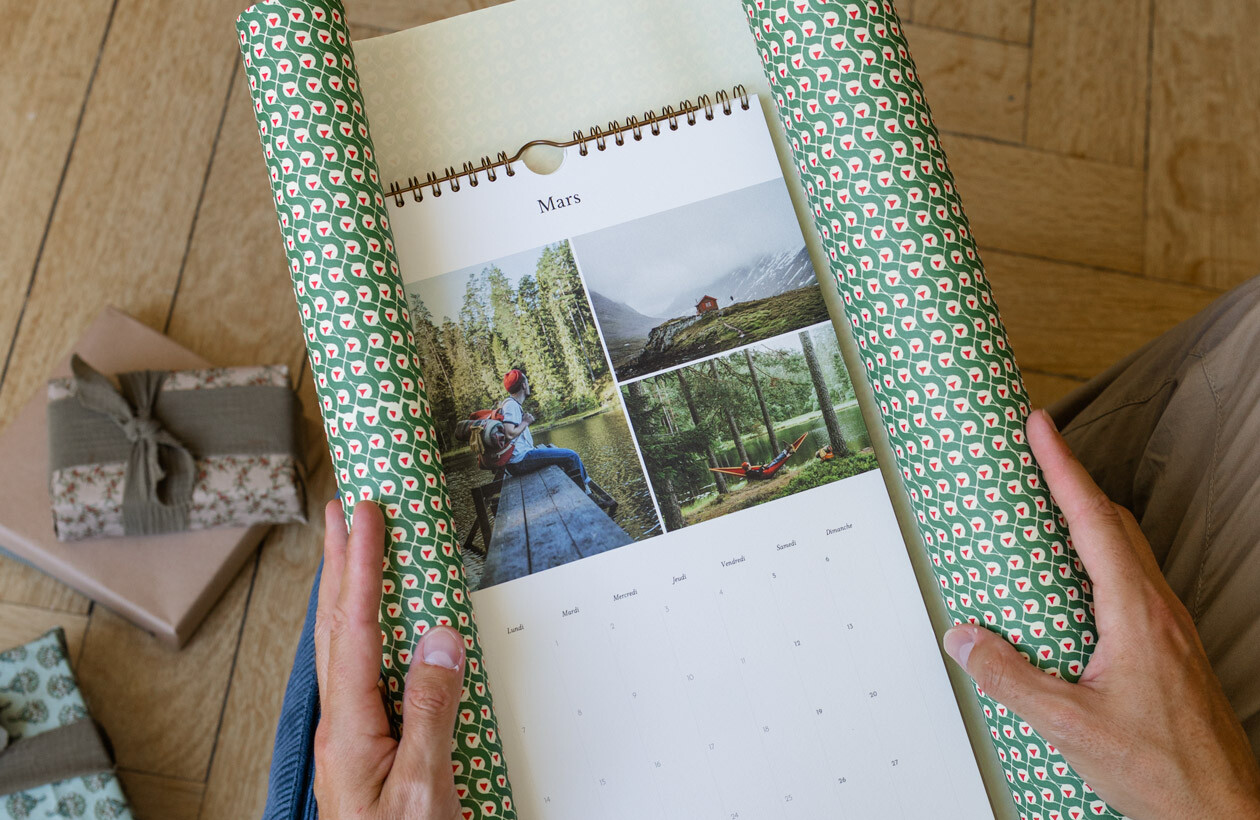 Calendrier photo grand format personnalisé Calendrier photo grand format personnalisé