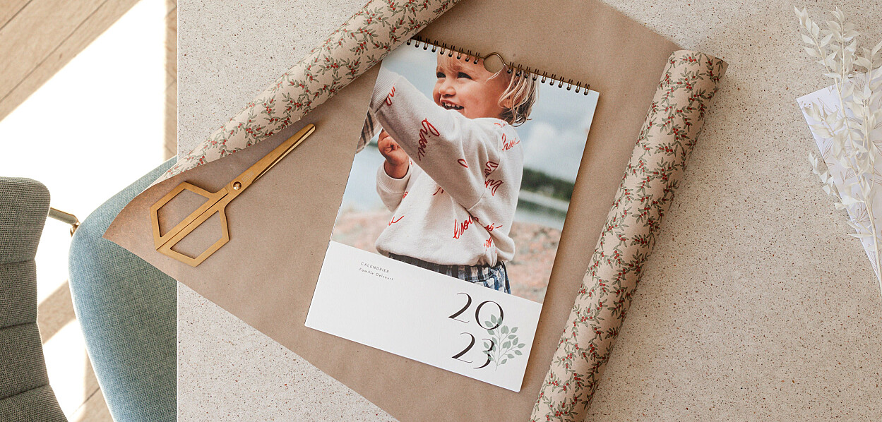 Calendrier A4 grandes photos personnalisables Calendrier A4 grandes photos personnalisables