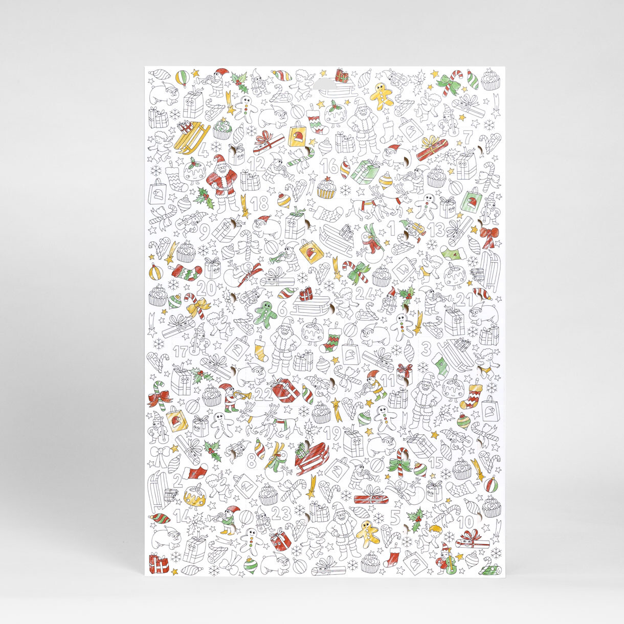 Calendrier de l'Avent affiche collaboration OMY Calendrier de l'Avent affiche collaboration OMY