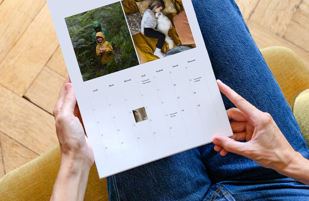 Créer un calendrier en ligne : calendrier photo à personnaliser – Rosemood