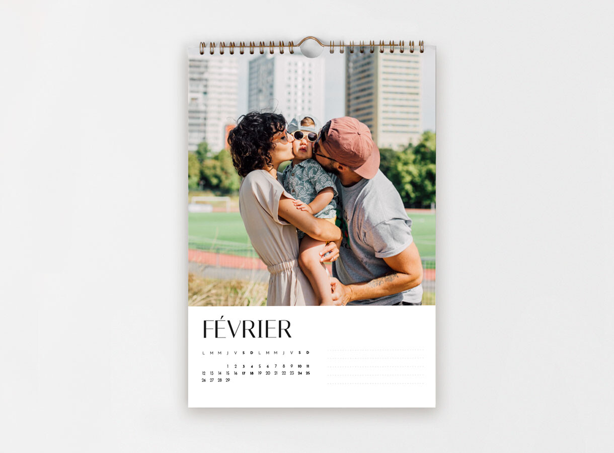 Calendrier planning personnalisé avec photos – Rosemood