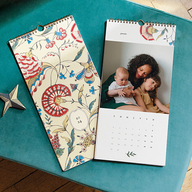 Couverture calendrier motif Couverture calendrier motif
