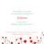 Faire-part de naissance Coquelicot photo rouge Faire-part de naissance Coquelicot photo rouge
