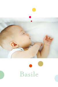 Faire-part de naissance So chic bulles 4p bulles vert Faire-part de naissance So chic bulles 4p bulles vert