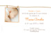 Faire-part de naissance Fil à linge fille photo rv orange Faire-part de naissance Fil à linge fille photo rv orange