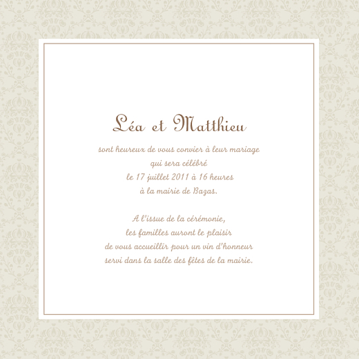 Faire-part de mariage Nous deux 4p taupe - Page 3 Faire-part de mariage Nous deux 4p taupe - Page 3