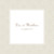 Faire-part de mariage Nous deux marron Faire-part de mariage Nous deux marron
