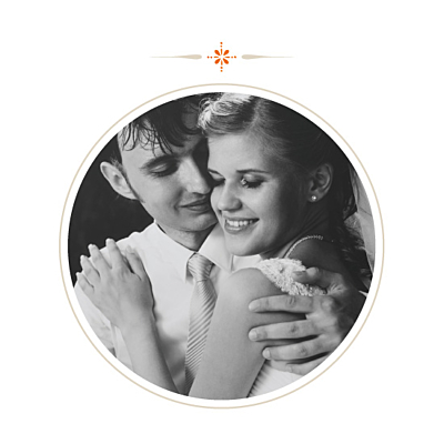 Carte de remerciement mariage Tout simple merci orange finition Carte de remerciement mariage Tout simple merci orange finition