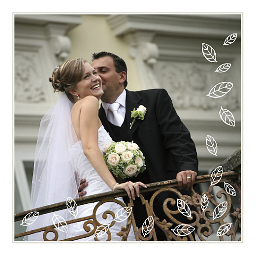 Carte de remerciement mariage Nature marron dessin Carte de remerciement mariage Nature marron dessin