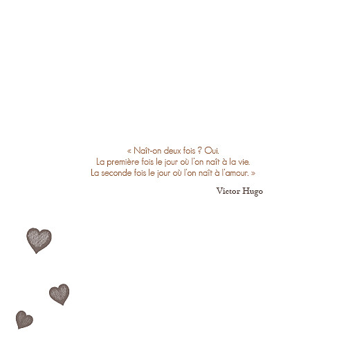 Faire-part de mariage Petits coeurs cappuccino - Page 2 Faire-part de mariage Petits coeurs cappuccino - Page 2