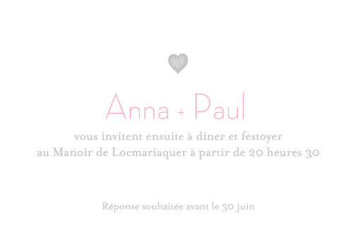 Carton d'invitation mariage Petits coeurs gris pâle - Page 2 Carton d'invitation mariage Petits coeurs gris pâle - Page 2