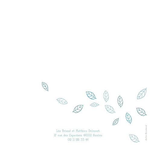 Faire-part de mariage Nature bleu - Page 4 Faire-part de mariage Nature bleu - Page 4