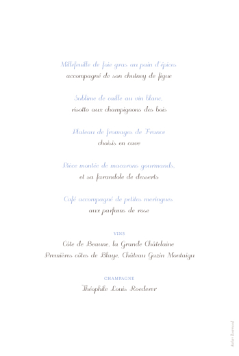 Menu de mariage Oiseaux bleu - Page 2 Menu de mariage Oiseaux bleu - Page 2