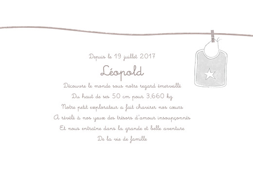 Faire-part de naissance Linge peluche garçon photo taupe - Page 3 Faire-part de naissance Linge peluche garçon photo taupe - Page 3