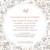 Faire-part de mariage A cup of tea corail Faire-part de mariage A cup of tea corail