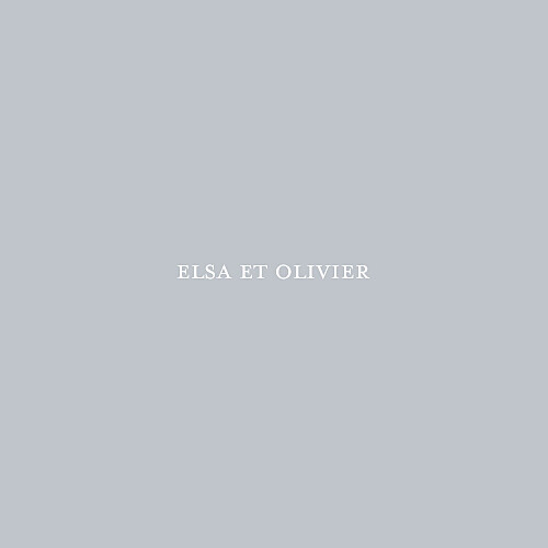Faire-part de mariage Chic 4 pages gris Faire-part de mariage Chic 4 pages gris