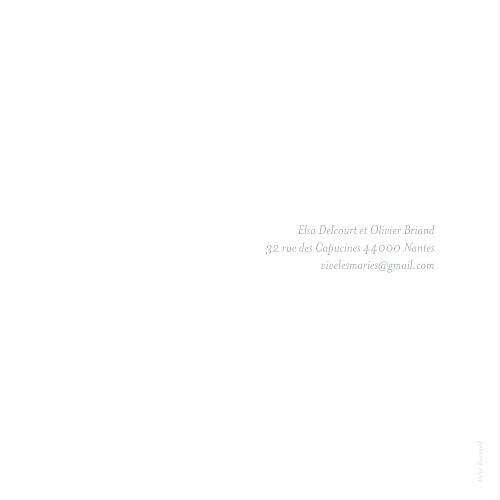 Faire-part de mariage Chic 4 pages gris - Page 4 Faire-part de mariage Chic 4 pages gris - Page 4