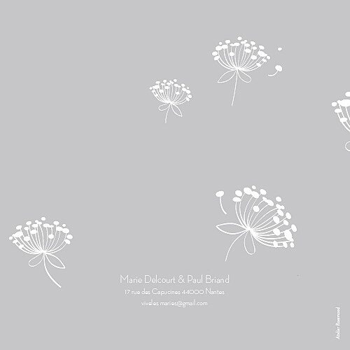 Faire-part de mariage Envolée gris - Page 4 Faire-part de mariage Envolée gris - Page 4
