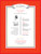 Faire-part de mariage Festival rouge Faire-part de mariage Festival rouge