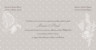 Faire-part de mariage Plumetis taupe gris Faire-part de mariage Plumetis taupe gris