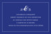 Carton d'invitation mariage Classique liseré bleu - Page 2 Carton d'invitation mariage Classique liseré bleu - Page 2