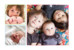 Faire-part de naissance 8 poupées 3 photos rouge - Page 2