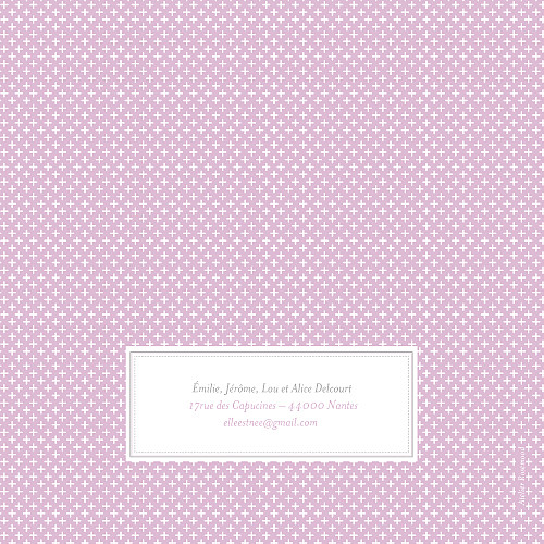 Faire-part de naissance Motif chic parme - Page 4 Faire-part de naissance Motif chic parme - Page 4