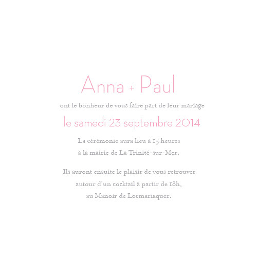 Faire-part de mariage Coeurs gris pâle Faire-part de mariage Coeurs gris pâle