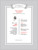 Faire-part de mariage Festival 4 pages gris Faire-part de mariage Festival 4 pages gris