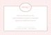 Carte de remerciement mariage Motif chic corail - Page 1 Carte de remerciement mariage Motif chic corail - Page 1