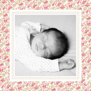 Carte de remerciement Merci liberty photo rose Carte de remerciement Merci liberty photo rose