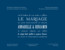 Faire-part de mariage Le plus beau jour bleu marine - Page 1 Faire-part de mariage Le plus beau jour bleu marine - Page 1