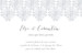 Carton d'invitation mariage Grâce gris Carton d'invitation mariage Grâce gris