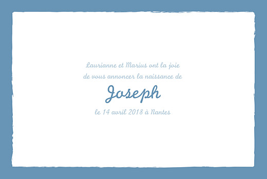 Faire-part de naissance Cheval paysage photo 4 pages bleu prusse - Page 3 Faire-part de naissance Cheval paysage photo 4 pages bleu prusse - Page 3