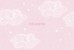 Faire-part de naissance Nuage paysage 4 pages rose Faire-part de naissance Nuage paysage 4 pages rose