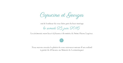 Faire-part de mariage Champetre multicolore - Page 3 Faire-part de mariage Champetre multicolore - Page 3