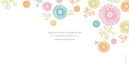 Faire-part de mariage Champetre multicolore - Page 4 Faire-part de mariage Champetre multicolore - Page 4