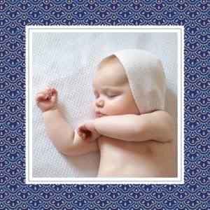 Faire-part de naissance Pattern fantaisie photo bleu Faire-part de naissance Pattern fantaisie photo bleu