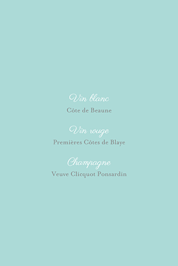 Menu de mariage Champêtre multicolore - Page 2 Menu de mariage Champêtre multicolore - Page 2