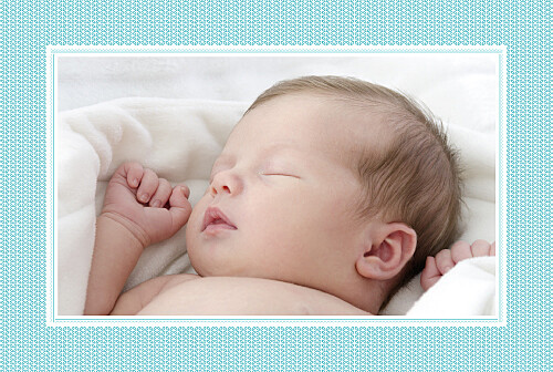 Faire-part de naissance Accolades 1 photo bleu Faire-part de naissance Accolades 1 photo bleu