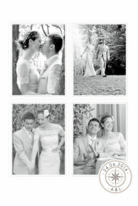 Carte de remerciement mariage Voyage blanc Carte de remerciement mariage Voyage blanc