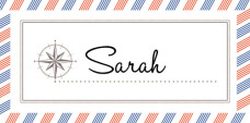 Marque-place mariage Voyage blanc Marque-place mariage Voyage blanc