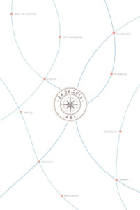 Menu de mariage Voyage blanc Menu de mariage Voyage blanc