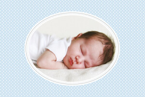 Faire-part de naissance Motif chic photo paysage bleu dragee Faire-part de naissance Motif chic photo paysage bleu dragee